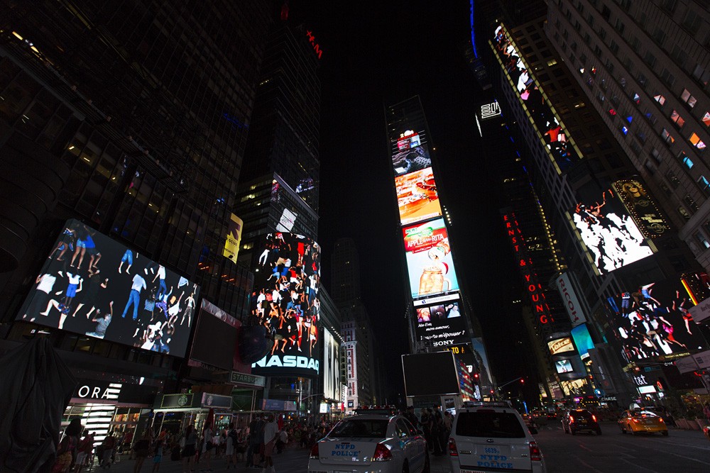 Storming Times Square 1